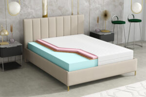 Dwuosobowy materac piankowy 180×200 cm BICO