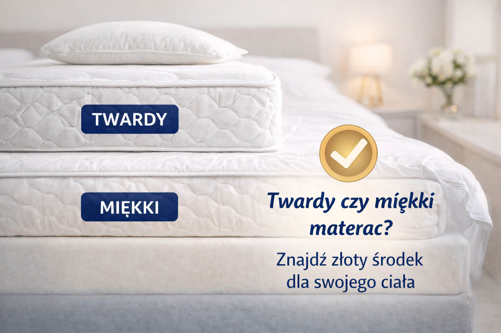 You are currently viewing Twardy czy miękki materac? Jak znaleźć złoty środek dla swojego ciała