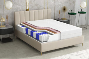 MATERAC SPRĘŻYNOWY KIESZENIOWY KDS BUBERO MASSAGE 160x200x21 CM