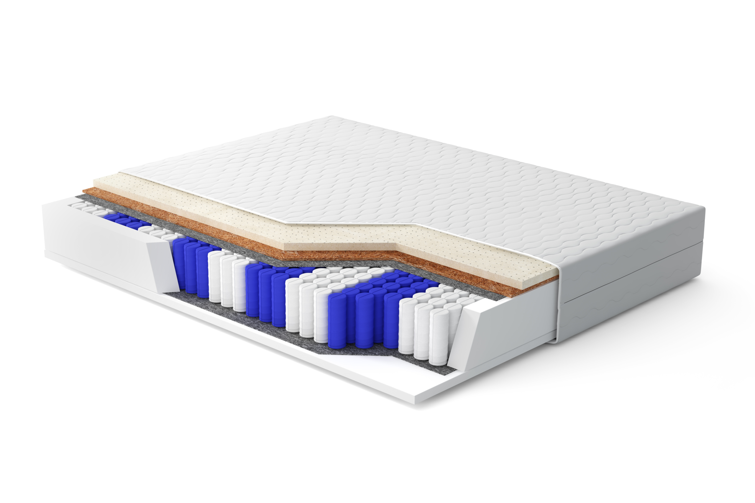 MATERAC SPRĘŻYNOWY KIESZENIOWY KDS SELEDO PLUS 140x200x19 CM - obrazek 3