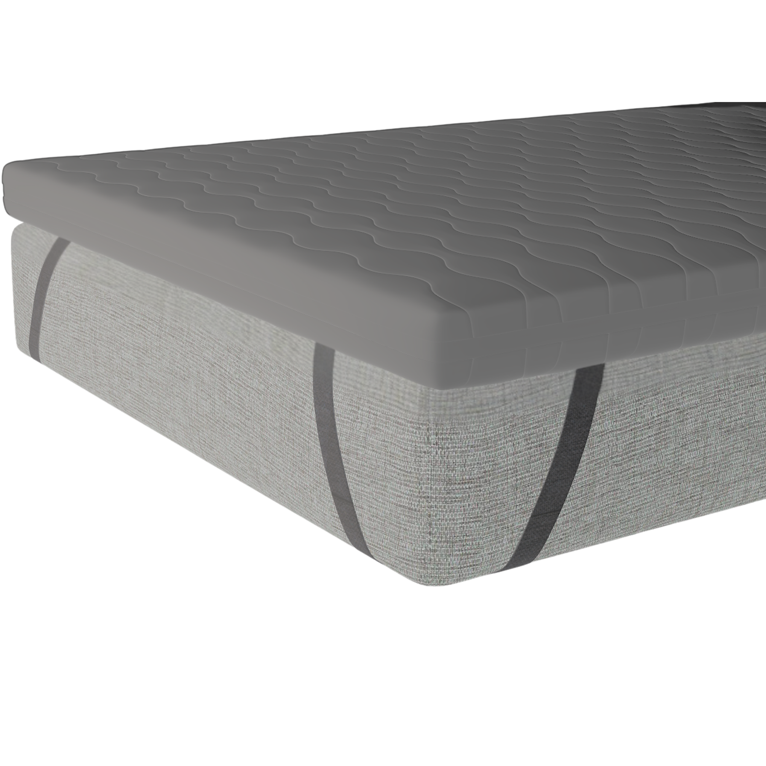 Nakładka na materac KDS PIANKA-KOKOS-VISCO BLACK 160x200x9 CM - obrazek 4