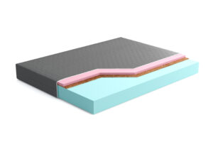 Dwuosobowy materac piankowy 180×200 cm BICO BACK