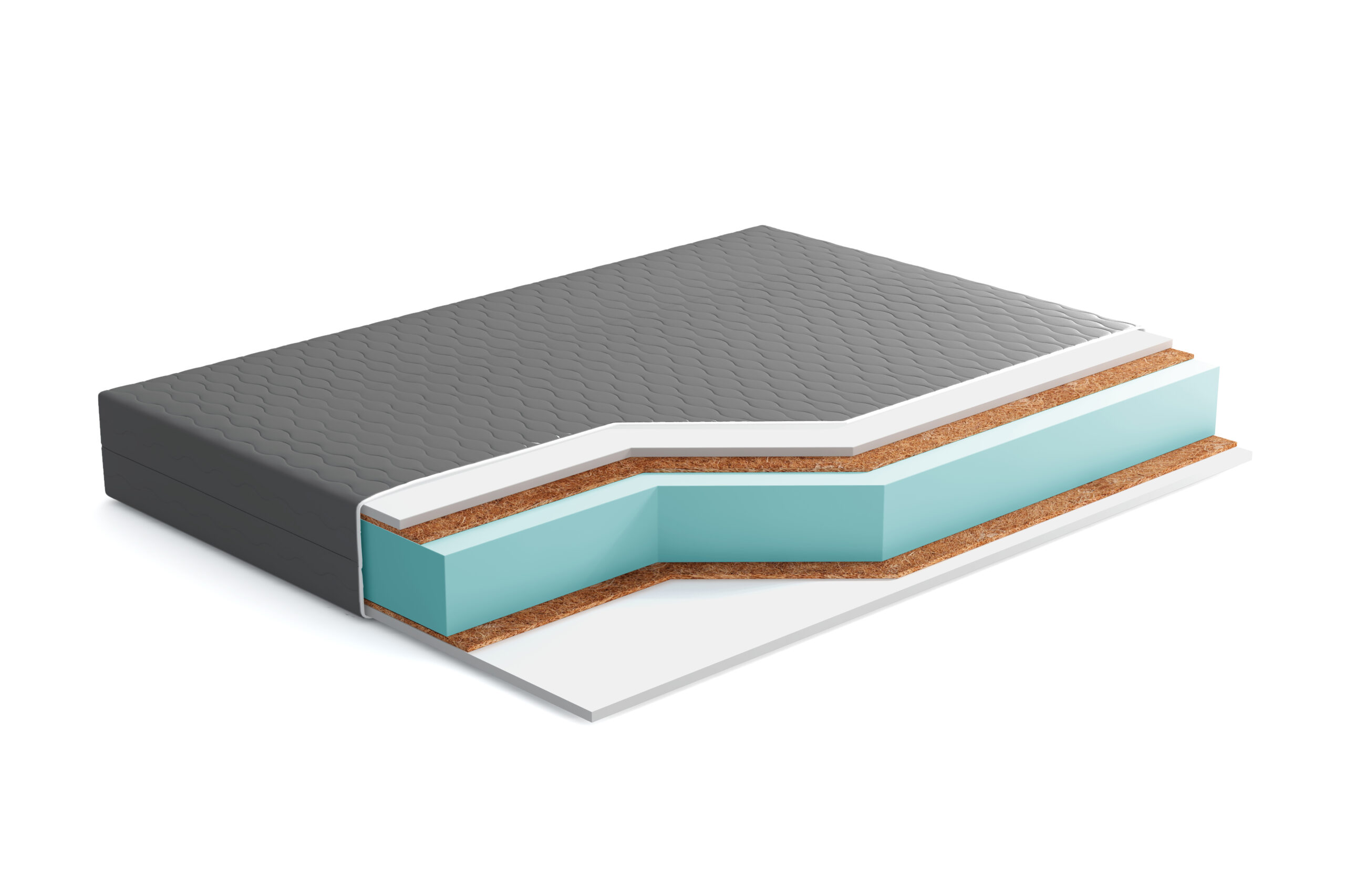 MATERAC PIANKOWY 80x200x20 CM KRAINA DOBREGO SNU COCO PLUS BLACK WĄSKI